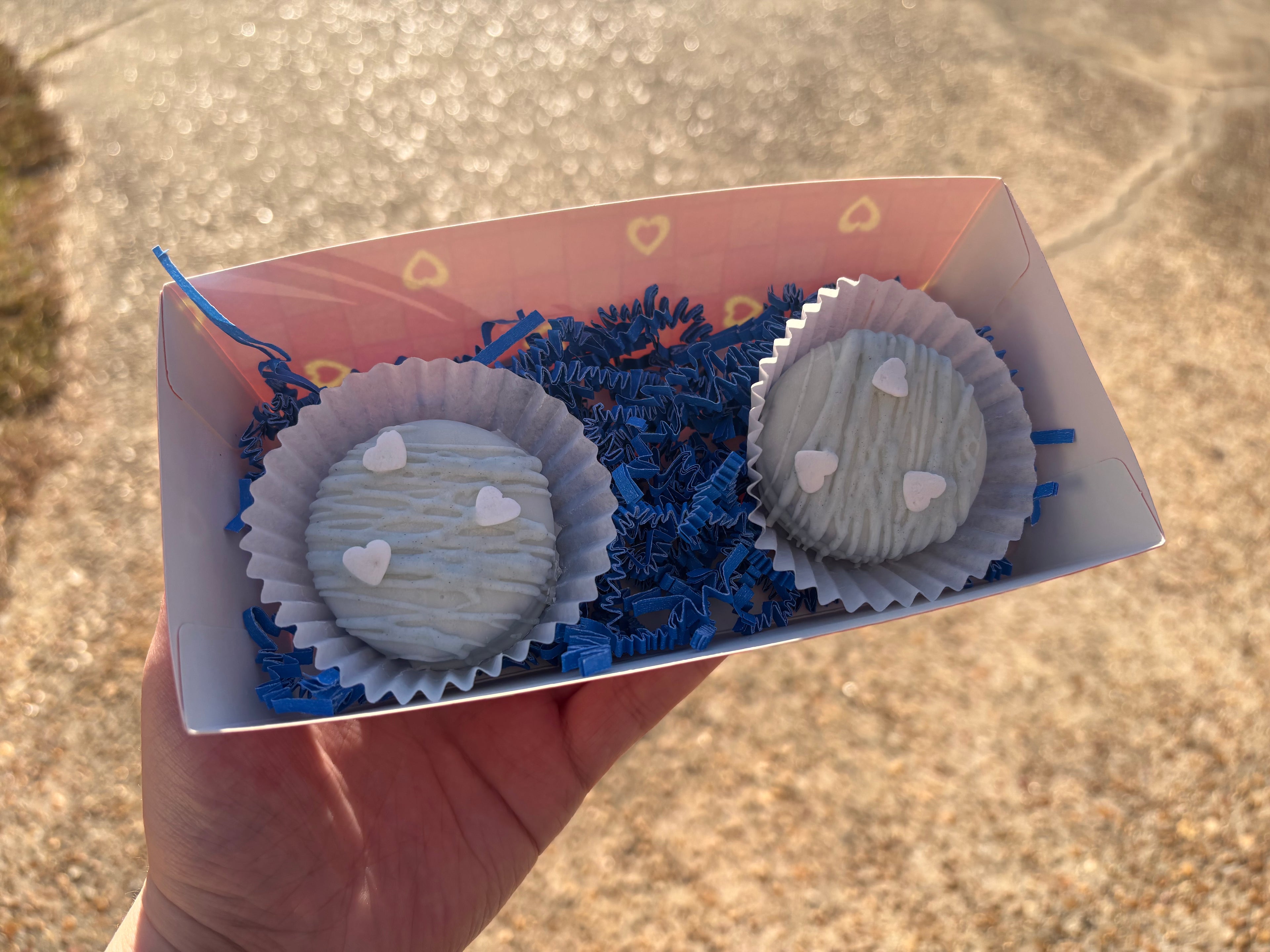 White chocolate covered oreos